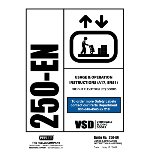 250 – Usage & Operation Instructions