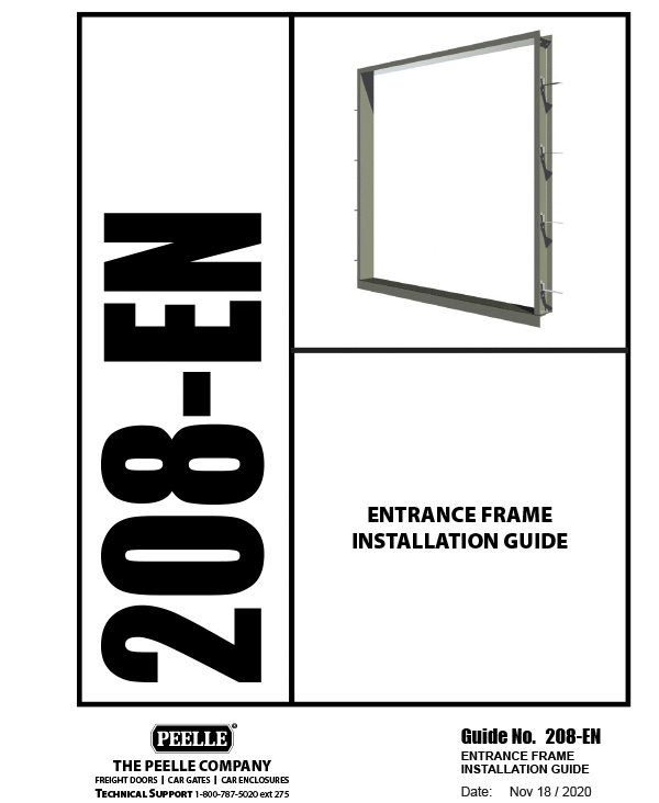 208 Entrance Frame Guide